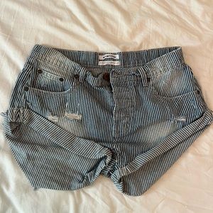 One Teaspoon Stripped Shorts